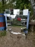 80s club bar mirror