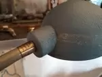 Adler workshop lamp with vice