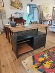 Old industrial workbench