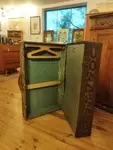 Antique travel suitcase