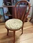 Chaise ancienne en bois courbé