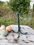 Antique cast iron anchor