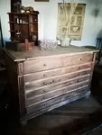 Antique craft furniture with drawers