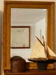Antique gilded mirror