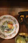 Antique hand-painted plate