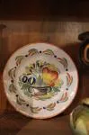 Antique hand-painted plate