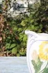 Antique Sunflower Pitcher