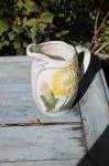 Antique Sunflower Pitcher