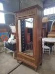 Wardrobe with mirror
