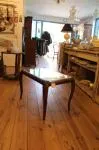 Art Deco coffee table with mirror