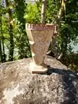 Art deco funeral vase