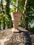 Art deco funeral vase