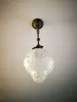 Art deco hanging lamp