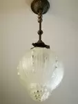 Art deco hanging lamp