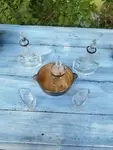 Art Deco oil and vinegar cruet set