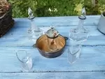 Art Deco oil and vinegar cruet set