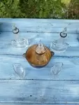 Art Deco oil and vinegar cruet set