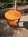 Art deco pedestal table