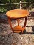 Art deco pedestal table