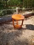 Art deco pedestal table