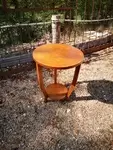 Art deco pedestal table