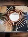 Authentic vintage sun mirror