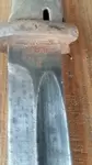 German bayonet ASW 43 and its ww2 furnace
