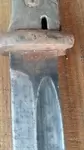 German bayonet ASW 43 and its ww2 furnace