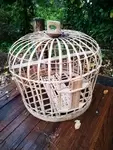 Bamboo chicken cage