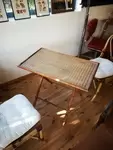 Bamboo folding table