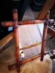 Large bamboo mirror