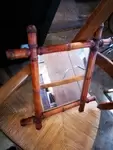 Large bamboo mirror