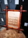 Large bamboo mirror