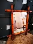 Large bamboo mirror