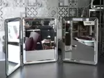Barber's triptych mirror