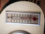 Barometer thermometer formica 60s