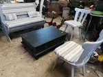 Bench and revamped chairs