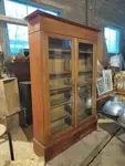19th century walnut bookcase 