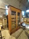 19th century walnut bookcase 