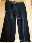 Black velvet trousers T44