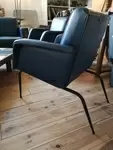 Blue skai barber chairs