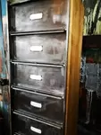Cabinet with flaps