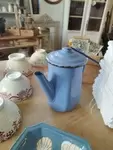 Enameled coffee pot 