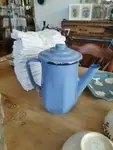 Enameled coffee pot 