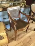 Cane barber chair early 20th