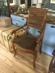 Cane barber chair early 20th