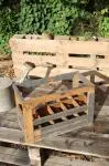Wooden bottle rack 