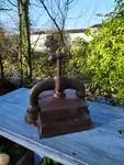 Cast iron notary press