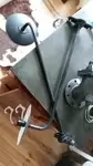 Cast iron wall light