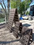 Champagne riddling desk